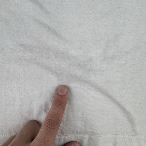 Burberry London England T Shirt White Distressed Y2k Preppy Men's Size 2xL - Picture 2 of 11